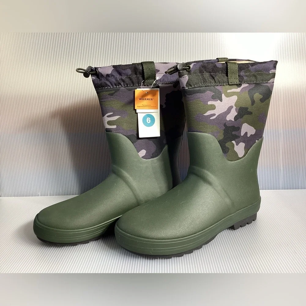 Cat & Jack Purple Camo Boots Size 6